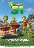 Planet 51 - Italian Movie Poster (xs thumbnail)