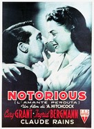 Notorious - Italian Movie Poster (xs thumbnail)