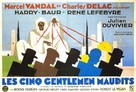 Les cinq gentlemen maudits - French Movie Poster (xs thumbnail)