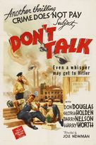 Don&#039;t Talk - Movie Poster (xs thumbnail)