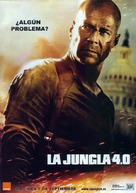 Live Free or Die Hard - Spanish Movie Poster (xs thumbnail)