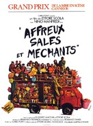 Brutti sporchi e cattivi - French Movie Poster (xs thumbnail)