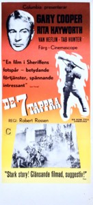 They Came to Cordura - Swedish Movie Poster (xs thumbnail)