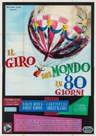 Around the World in Eighty Days - Italian Movie Poster (xs thumbnail)