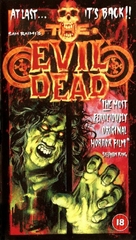 The Evil Dead - British VHS movie cover (xs thumbnail)