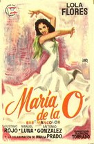 Mar&iacute;a de la O - Spanish Movie Poster (xs thumbnail)