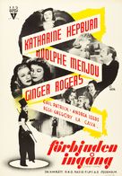 Stage Door - Swedish Movie Poster (xs thumbnail)