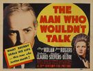 The Man Who Wouldn&#039;t Talk - Movie Poster (xs thumbnail)