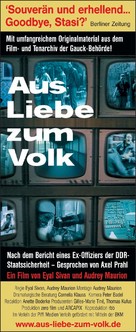 Aus Liebe zum Volk - German poster (xs thumbnail)