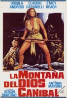 La montagna del dio cannibale - Spanish Movie Poster (xs thumbnail)