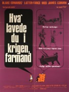 What Did You Do in the War, Daddy? - Danish Movie Poster (xs thumbnail)