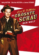 The Greatest Show on Earth - German DVD movie cover (xs thumbnail)