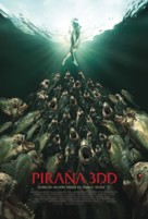 Piranha 3DD - Argentinian Movie Poster (xs thumbnail)