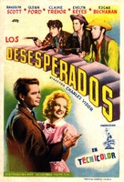 The Desperadoes - Spanish Movie Poster (xs thumbnail)