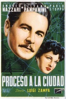 Processo alla citt&agrave; - Spanish Movie Poster (xs thumbnail)
