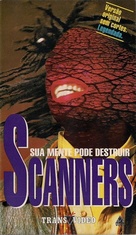 Scanners - Brazilian VHS movie cover (xs thumbnail)