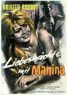 Manina, la fille sans voiles - German Movie Poster (xs thumbnail)
