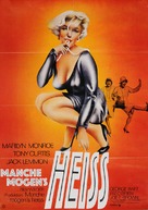 Some Like It Hot - German Movie Poster (xs thumbnail)