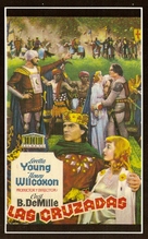 The Crusades - Spanish Movie Poster (xs thumbnail)