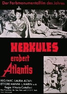 Ercole alla conquista di Atlantide - German Movie Poster (xs thumbnail)