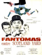 Fant&ocirc;mas contre Scotland Yard - French Movie Poster (xs thumbnail)
