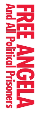 Free Angela &amp; All Political Prisoners - French Logo (xs thumbnail)