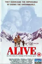 Alive - British VHS movie cover (xs thumbnail)