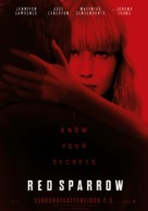 Red Sparrow - Finnish Movie Poster (xs thumbnail)