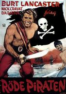 The Crimson Pirate - Swedish Movie Poster (xs thumbnail)