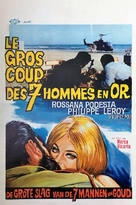 Il grande colpo dei sette uomini d&#039;oro - Belgian Movie Poster (xs thumbnail)
