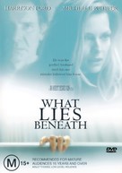 What Lies Beneath - Australian DVD movie cover (xs thumbnail)