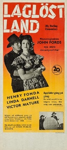 My Darling Clementine - Swedish Movie Poster (xs thumbnail)