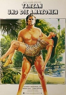 Tarzan and the Amazons - German Movie Poster (xs thumbnail)