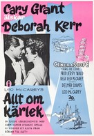 An Affair to Remember - Swedish Movie Poster (xs thumbnail)