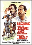 Riusciranno i nostri eroi a ritrovare l&#039;amico misteriosamente scomparso in Africa? - Italian Movie Poster (xs thumbnail)