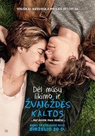 The Fault in Our Stars - Lithuanian Movie Poster (xs thumbnail)