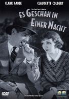 It Happened One Night - German DVD movie cover (xs thumbnail)
