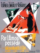 By Love Possessed - French Movie Poster (xs thumbnail)