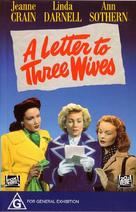 A Letter to Three Wives - Australian DVD movie cover (xs thumbnail)