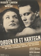 D&oslash;den er et kj&aelig;rtegn - Danish Movie Poster (xs thumbnail)