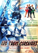 I tre corsari - French Movie Poster (xs thumbnail)
