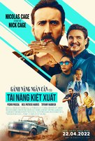 The Unbearable Weight of Massive Talent - Vietnamese Movie Poster (xs thumbnail)