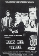 House of Games - German Movie Poster (xs thumbnail)