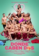 Donde caben dos - Spanish Movie Poster (xs thumbnail)