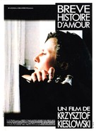 Kr&oacute;tki film o milosci - French Movie Poster (xs thumbnail)
