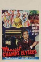 Minuit, Champs-&Eacute;lys&eacute;es - Belgian Movie Poster (xs thumbnail)