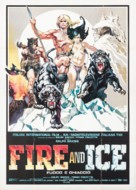 Fire and Ice - Italian Movie Poster (xs thumbnail)