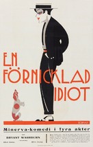 The Golden Idiot - Swedish Movie Poster (xs thumbnail)