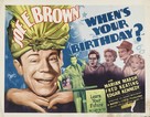 When&#039;s Your Birthday? - Movie Poster (xs thumbnail)