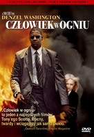 Man on Fire - Polish DVD movie cover (xs thumbnail)